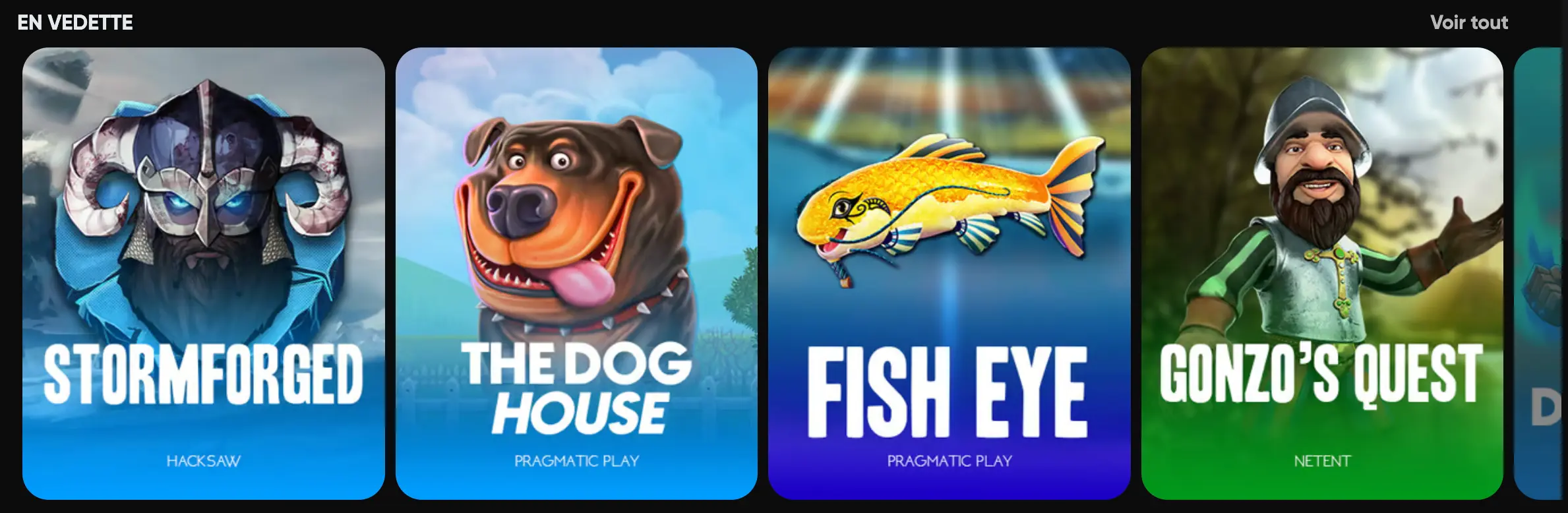 Sélection des meilleures machines à sous du casino Golden Panda